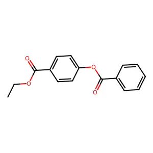 Ethyl 4-benzoyloxybenzoate structure