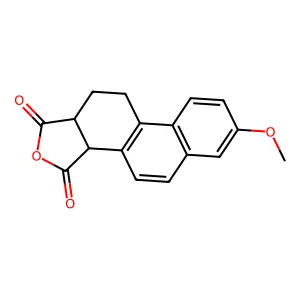 7-Methoxy-3a,10,11,11a-tetrahydronaphtho[2,1-e][2]benzofuran-1,3-dione structure