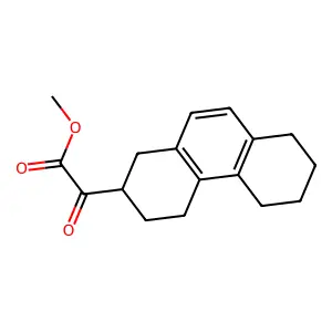 Methyl (1,2,3,4,5,6,7,8-octahydrophenanthren-2-yl)(oxo)acetate structure