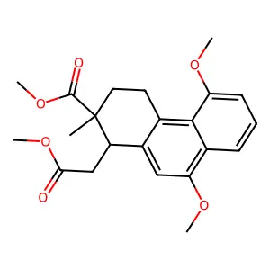 methyl 5,9-dimethoxy-1-(2-methoxy-2-oxoethyl)-2-methyl-3,4-d structure