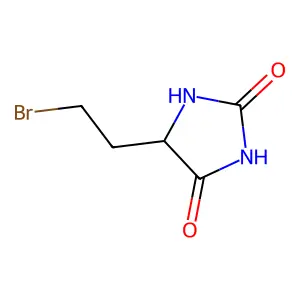 5-(2-Bromoethyl)imidazolidine-2,4-dione structure