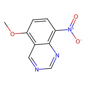 5-Methoxy-8-nitroquinazoline structure