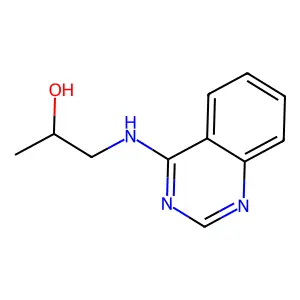 1-(Quinazolin-4-ylamino)propan-2-ol structure