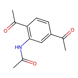 N-(2,5-diacetylphenyl)acetamide structure