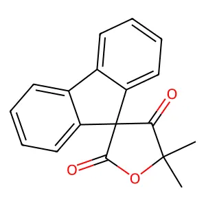 5',5'-Dimethylspiro[fluorene-9,3'-oxolane]-2',4'-dione structure