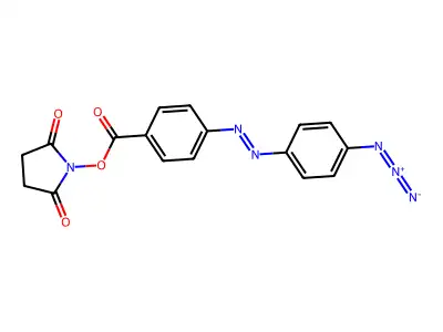 4'-叠氮基偶氮苯-4-氧基琥珀酰亚胺酯 structure