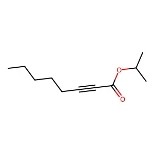 Propan-2-yl oct-2-ynoate structure