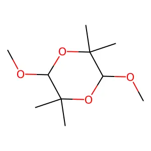 3,6-Dimethoxy-2,2,5,5-tetramethyl-1,4-dioxane structure