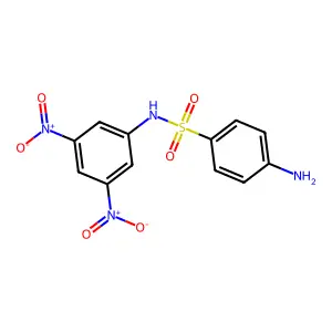 4-amino-N-(3,5-dinitrophenyl)benzenesulfonamide structure