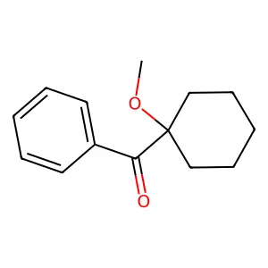 (1-Methoxycyclohexyl)(phenyl)methanone structure