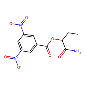 1-Amino-1-oxobutan-2-yl 3,5-dinitrobenzoate structure