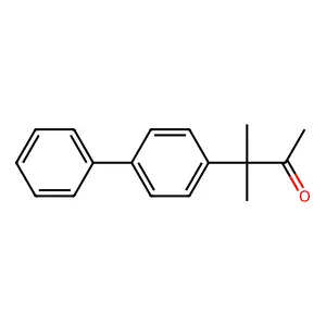 3-Methyl-3-(4-phenylphenyl)butan-2-one structure