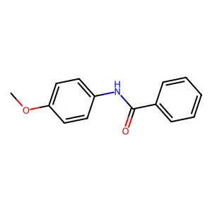 N-(4-Methoxyphenyl)benzoic acid amide structure