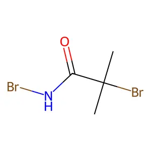 N,2-dibromo-2-methylpropanamide structure