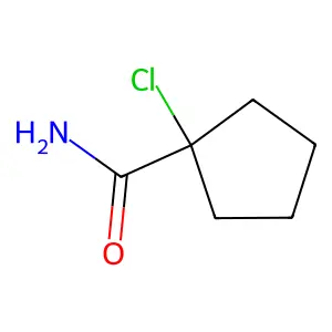 1-Chloro-cyclopentanecarboxamide structure