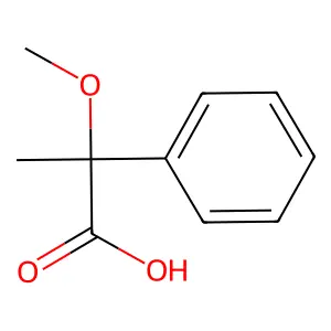 2-Methoxy-2-phenylpropanoic acid structure
