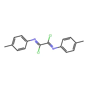 N1,N2-Bis(4-methylphenyl)ethanediimidoyl dichloride structure