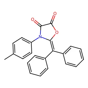 2-(Diphenylmethylidene)-3-(4-methylphenyl)-1,3-oxazolidine-4,5-dione structure