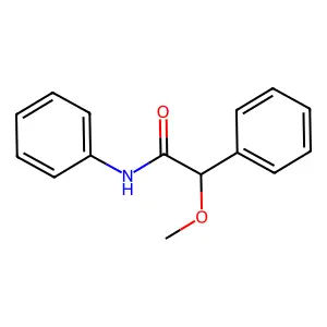 2-methoxy-N,2-diphenylacetamide structure