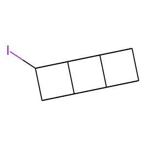 Iodocubane structure