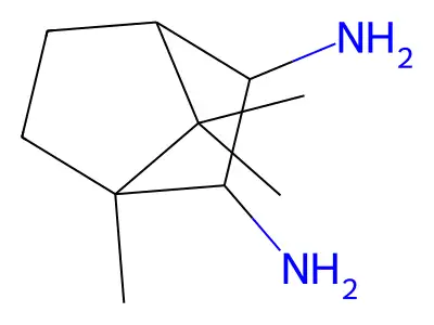 1,7,7-Trimethylbicyclo[2.2.1]heptane-2,3-diamine structure