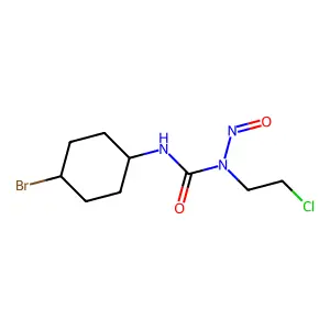 Urea, 1-(4-bromocyclohexyl)-3-(2-chloroethyl)-3-nitroso- structure