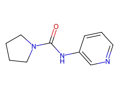 N-(pyridin-3-yl)pyrrolidine-1-carboxamide structure