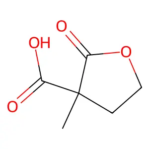 3-甲基-2-氧代氧杂环戊烷-3-甲酸 structure