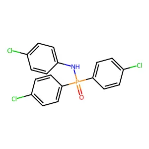 N-bis(4-chlorophenyl)phosphoryl-4-chloroaniline structure