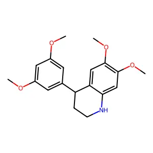 4-(3,5-Dimethoxyphenyl)-6,7-dimethoxy-1,2,3,4-tetrahydroquinoline structure