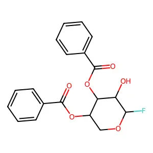 (4-Benzoyloxy-6-fluoro-5-hydroxyoxan-3-yl)benzoate structure