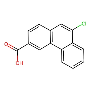 9-Chlorophenanthrene-3-carboxylic acid structure