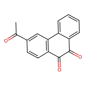 3-Acetylphenanthrene-9,10-dione structure