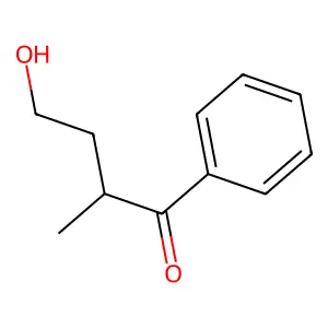 4-Hydroxy-2-methyl-1-phenylbutan-1-one structure