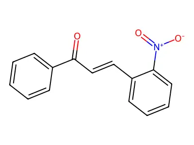 3-(2-Nitrophenyl)-1-phenyl-prop-2-en-1-one structure