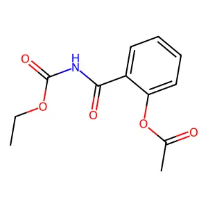 Carbamic acid, (acetyloxy)benzoyl-, ethyl ester structure