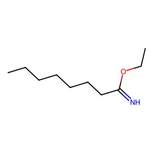 Ethyl octanimidate structure