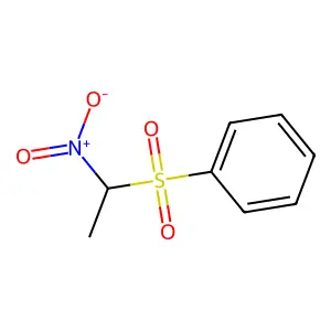 (1-Nitroethanesulfonyl)benzene structure