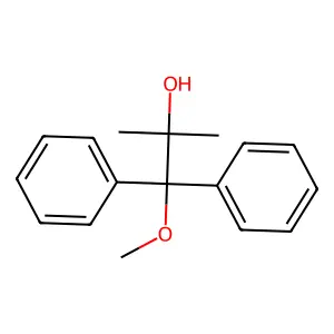 1-Methoxy-2-methyl-1,1-diphenylpropan-2-ol structure