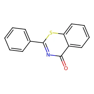 2-Phenyl-4H-1,3-benzothiazin-4-one structure