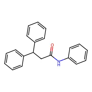 N,3,3-triphenylpropanamide structure