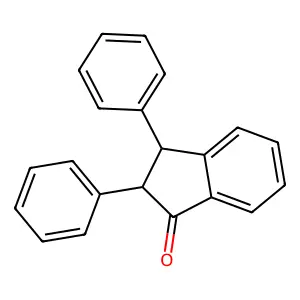 2,3-Diphenylindan-1-one structure