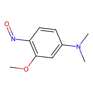 3-methoxy-N,N-dimethyl-4-nitrosoaniline structure