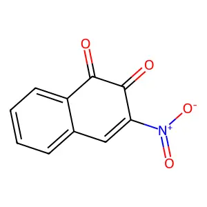 3-Nitro-1,2-naphthoquinone structure
