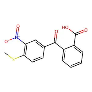 2-[4-(Methylthio)-3-nitrobenzoyl]benzoic acid structure