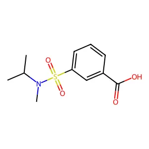 3-[Methyl(propan-2-yl)sulfamoyl]benzoic acid structure