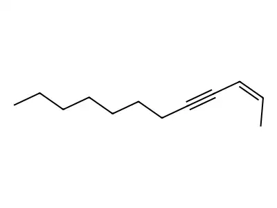 2-Dodecen-4-yne, (Z)- structure