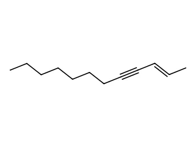 2-Dodecen-4-yne, (E)- structure
