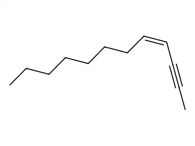 4-Dodecen-2-yne, (Z)- structure