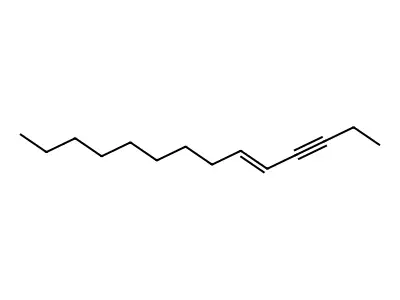 5-Tetradecen-3-yne, (E)- structure